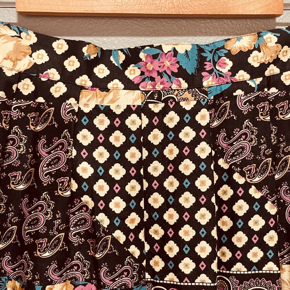 Vintage Koret‎ Petites Women's Skirt Size 10 Petite Paisley and Floral - Picture 12 of 15